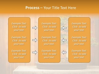 A Bonsai Tree On A Table In Front Of A Wooden Wall PowerPoint Template