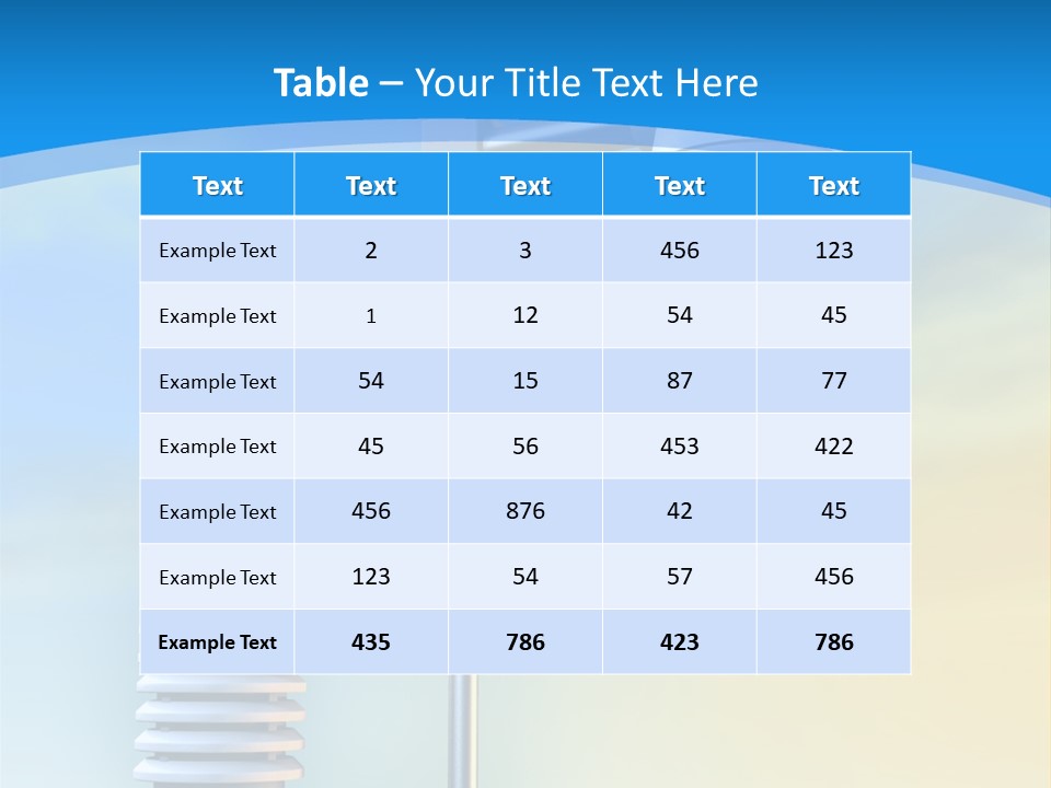 A Weather Vane And A Wind Vane On A Blue Background PowerPoint Template