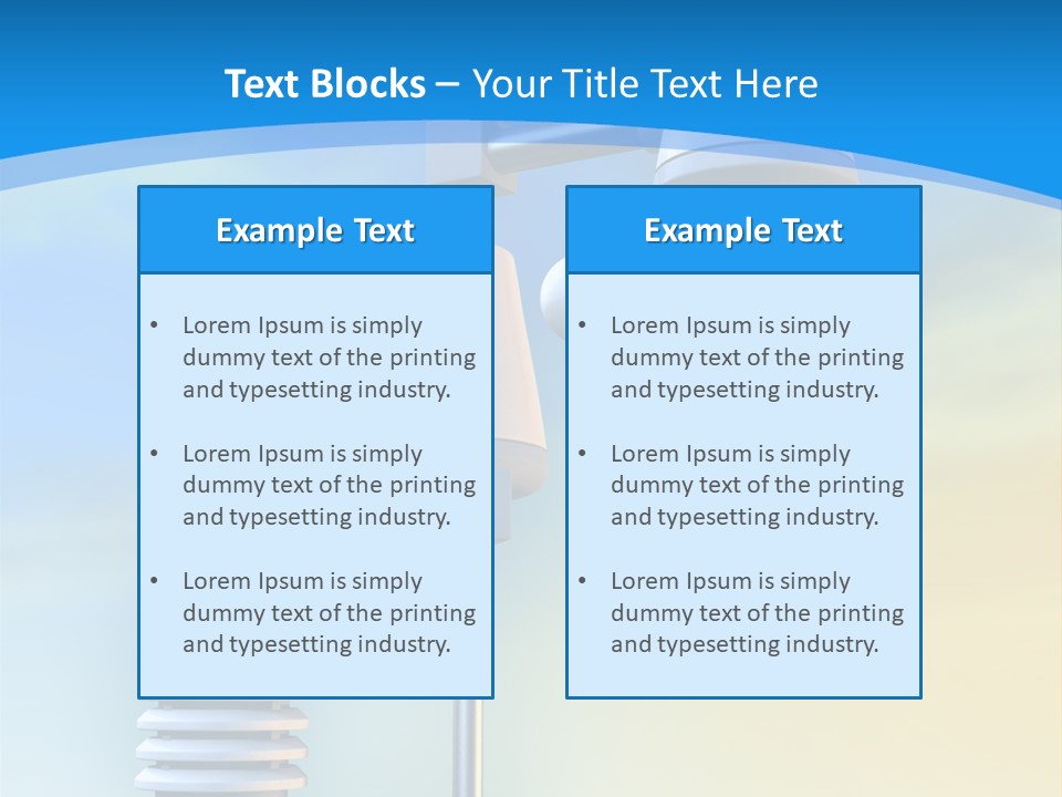 A Weather Vane And A Wind Vane On A Blue Background PowerPoint Template