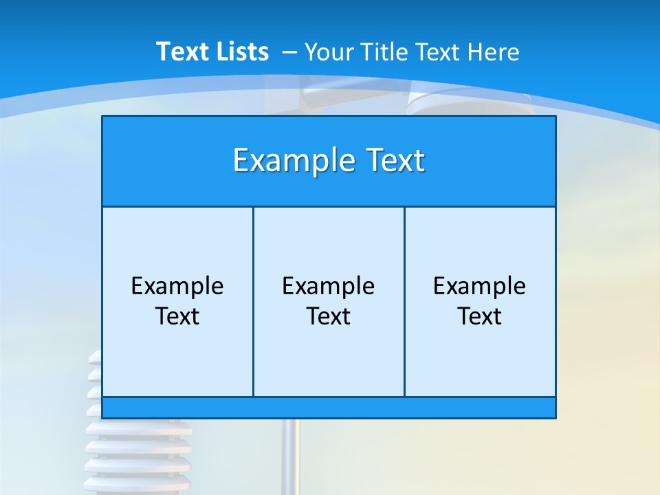 A Weather Vane And A Wind Vane On A Blue Background PowerPoint Template