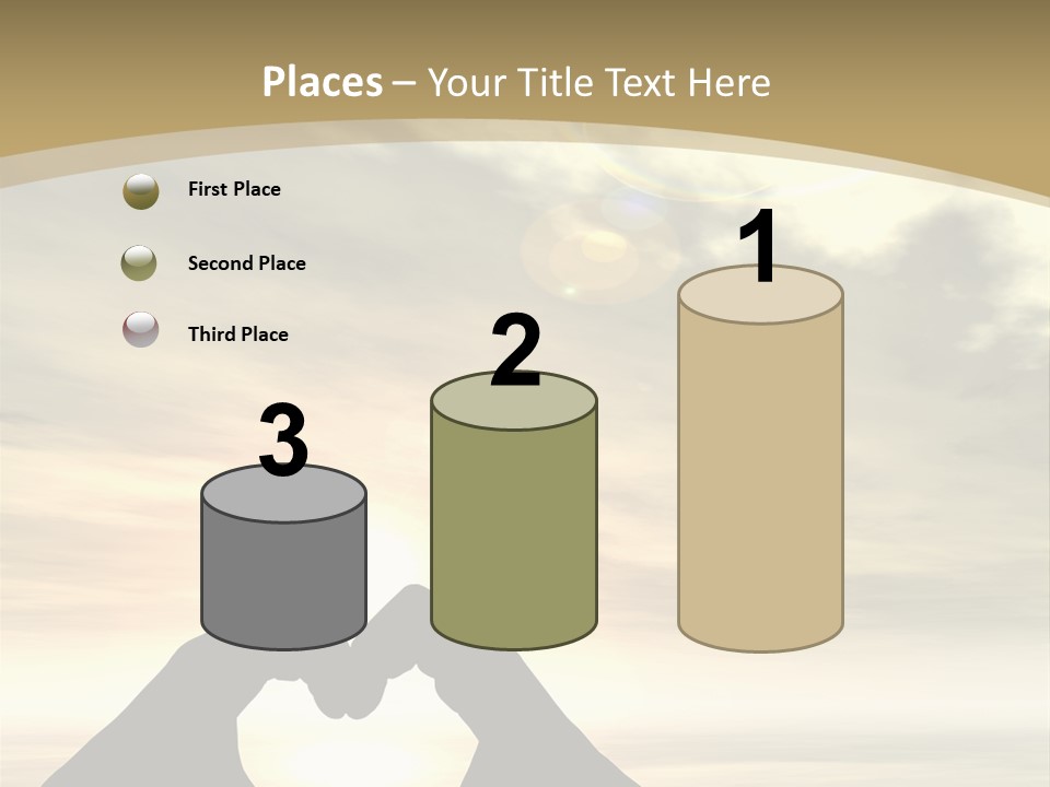 A Person Making A Heart Shape With Their Hands PowerPoint Template