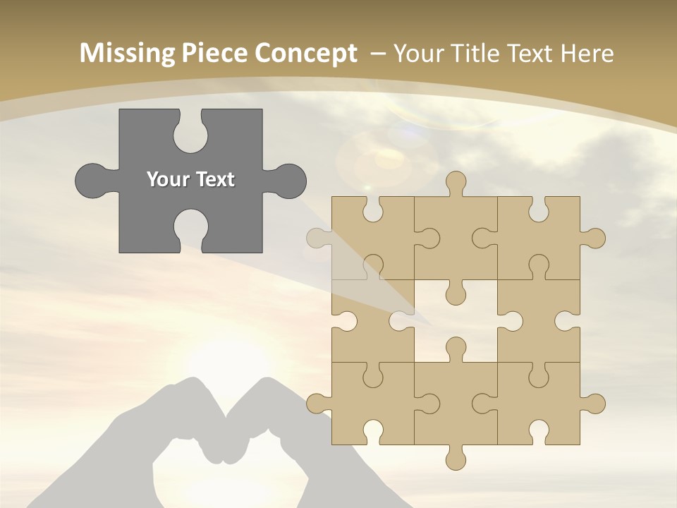 A Person Making A Heart Shape With Their Hands PowerPoint Template