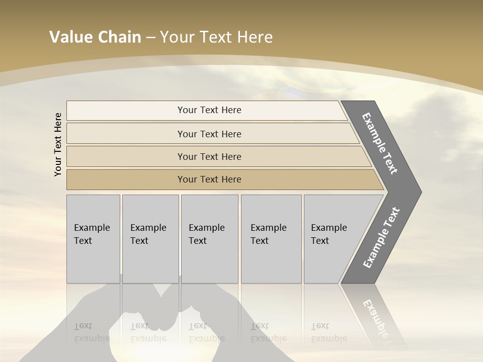 A Person Making A Heart Shape With Their Hands PowerPoint Template