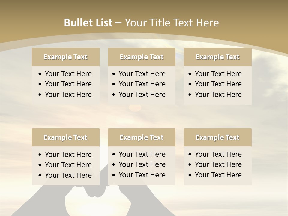 A Person Making A Heart Shape With Their Hands PowerPoint Template