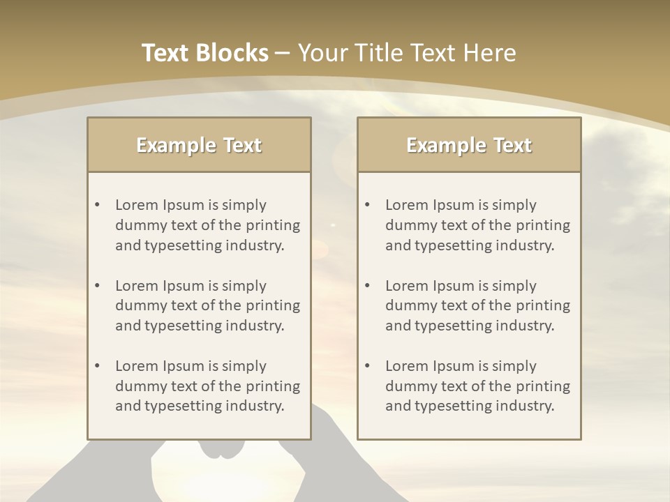 A Person Making A Heart Shape With Their Hands PowerPoint Template