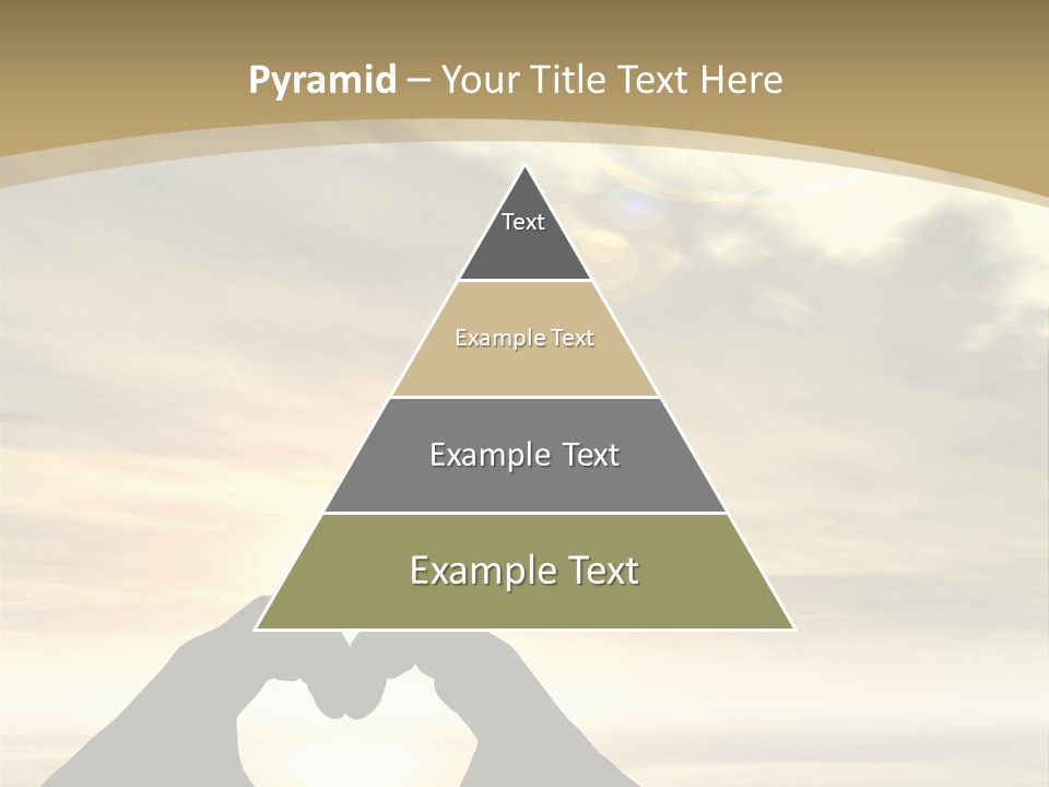 A Person Making A Heart Shape With Their Hands PowerPoint Template