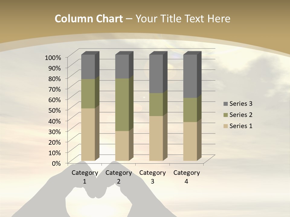 A Person Making A Heart Shape With Their Hands PowerPoint Template
