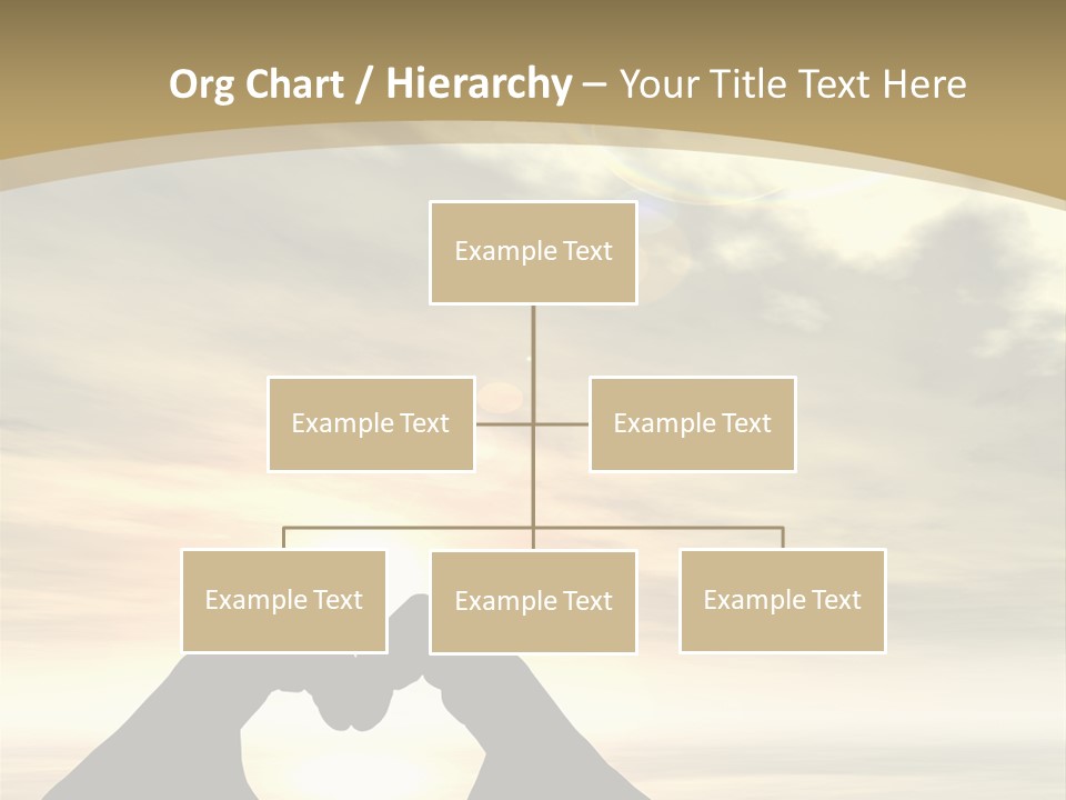 A Person Making A Heart Shape With Their Hands PowerPoint Template