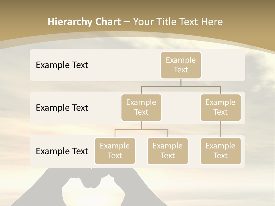 A Person Making A Heart Shape With Their Hands PowerPoint Template