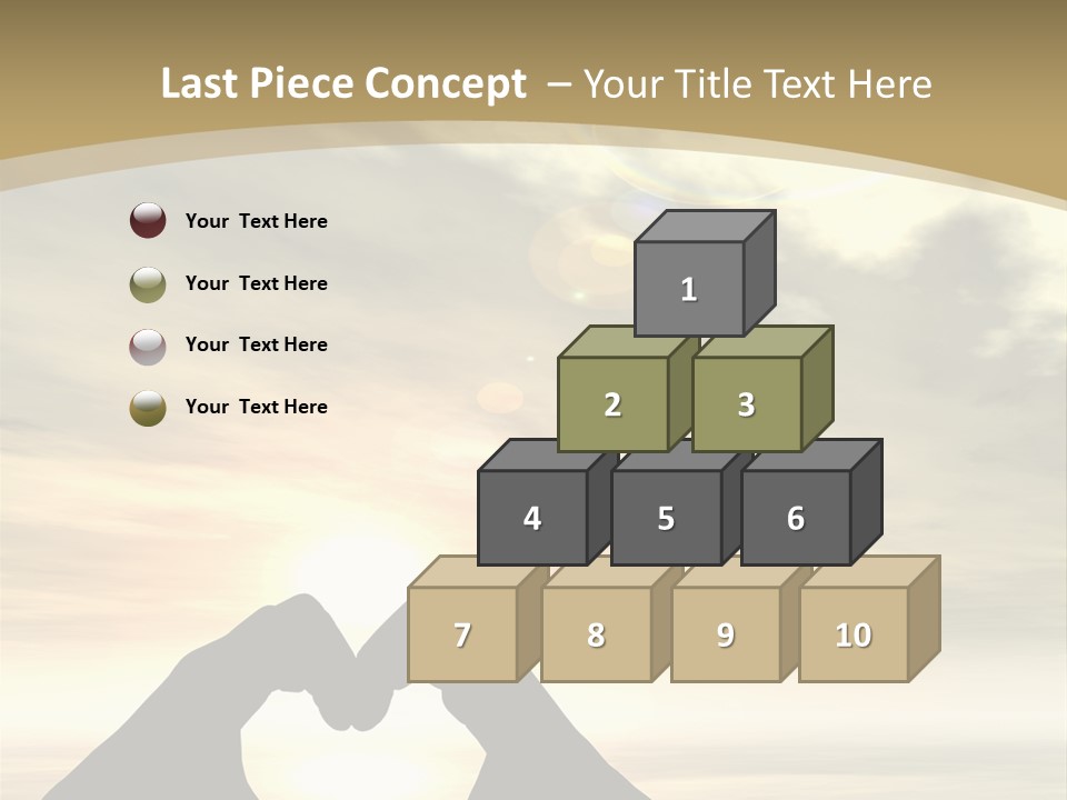 A Person Making A Heart Shape With Their Hands PowerPoint Template