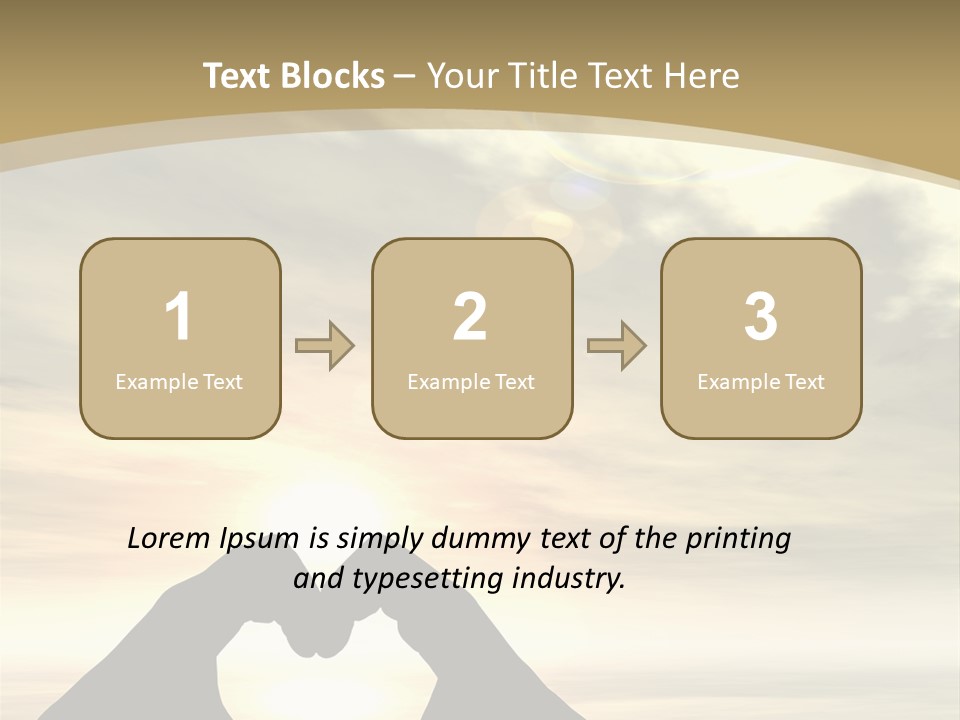 A Person Making A Heart Shape With Their Hands PowerPoint Template