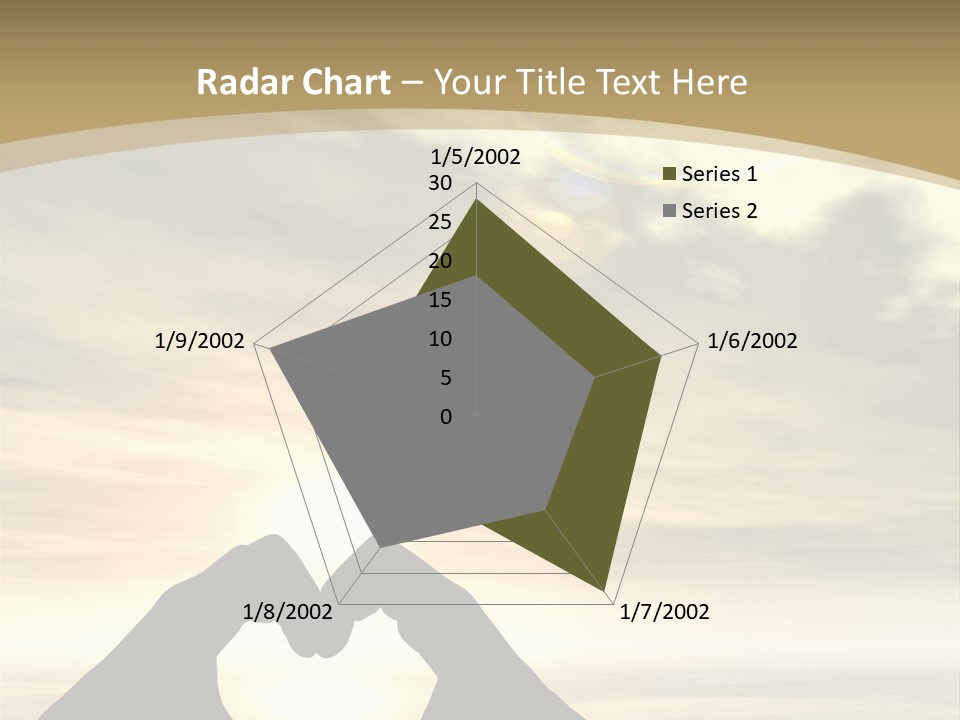 A Person Making A Heart Shape With Their Hands PowerPoint Template
