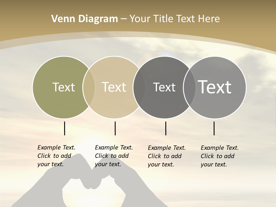 A Person Making A Heart Shape With Their Hands PowerPoint Template