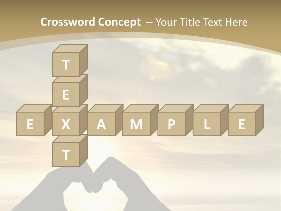 A Person Making A Heart Shape With Their Hands PowerPoint Template