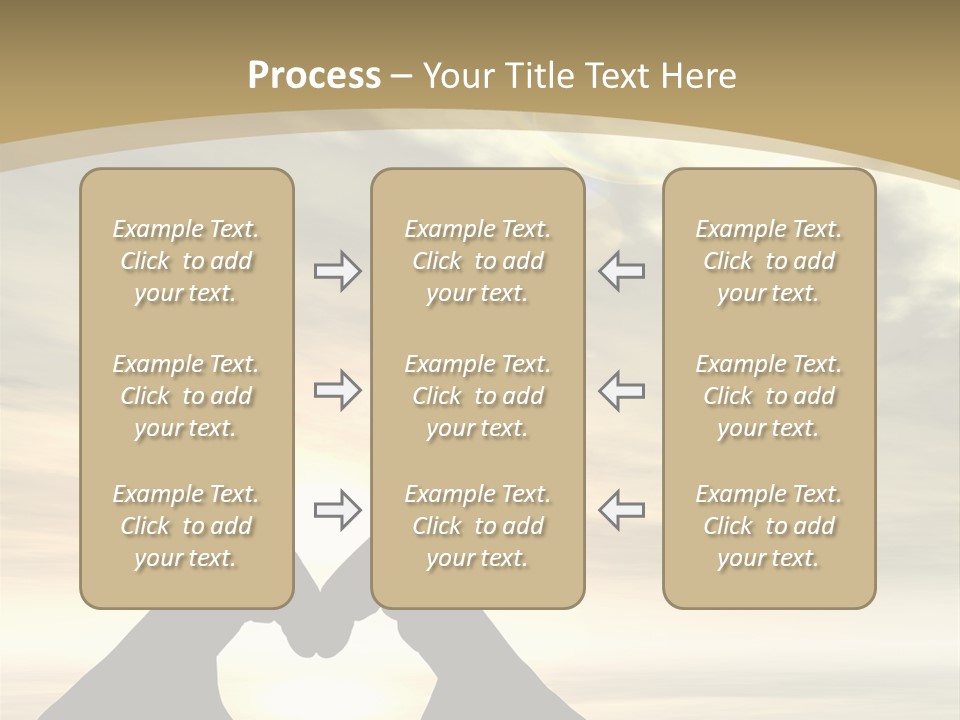 A Person Making A Heart Shape With Their Hands PowerPoint Template