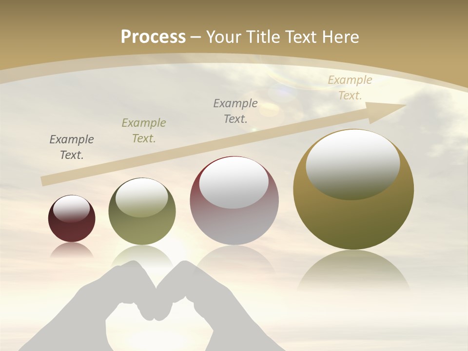 A Person Making A Heart Shape With Their Hands PowerPoint Template