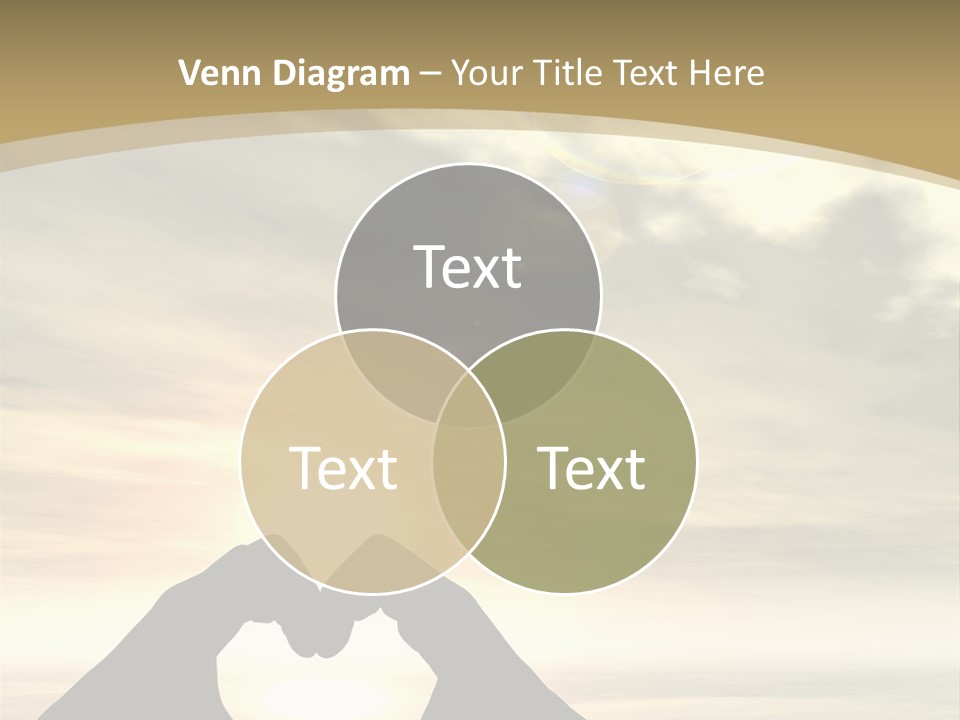 A Person Making A Heart Shape With Their Hands PowerPoint Template