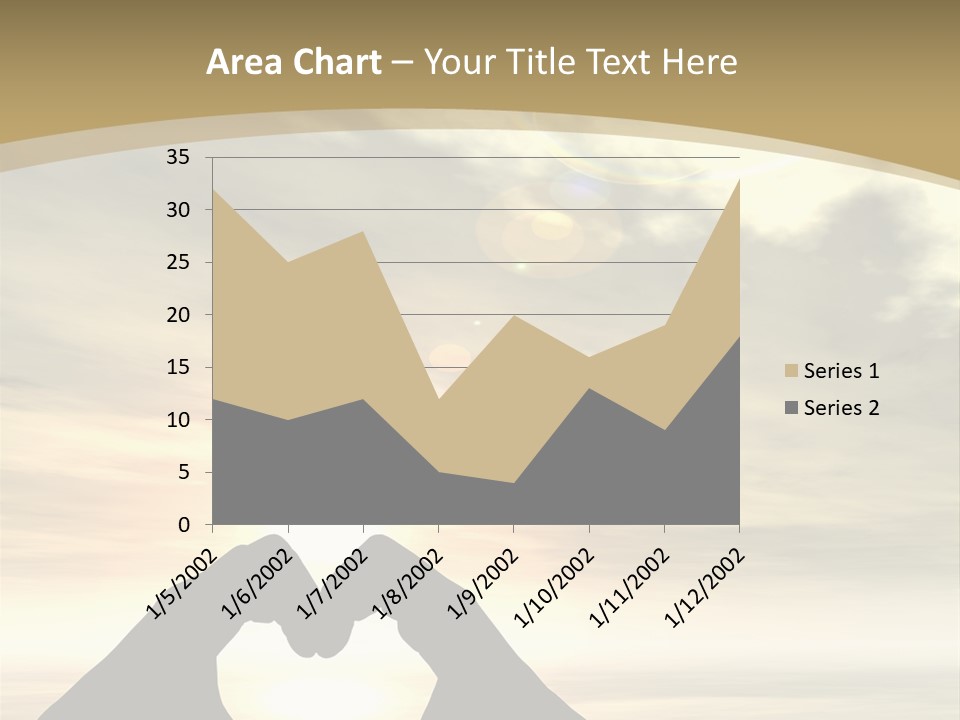 A Person Making A Heart Shape With Their Hands PowerPoint Template