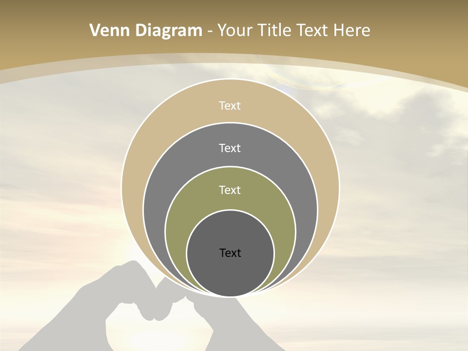 A Person Making A Heart Shape With Their Hands PowerPoint Template