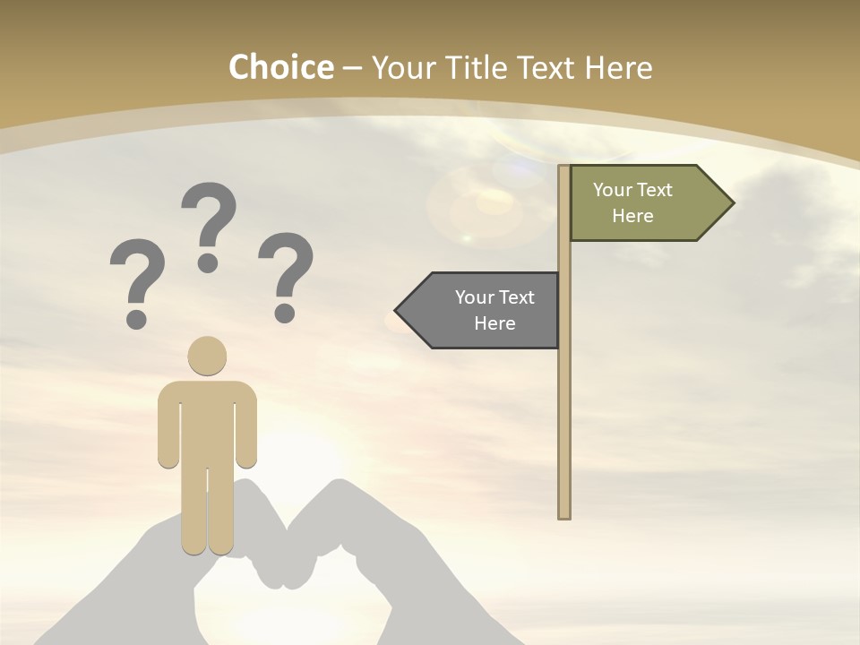 A Person Making A Heart Shape With Their Hands PowerPoint Template