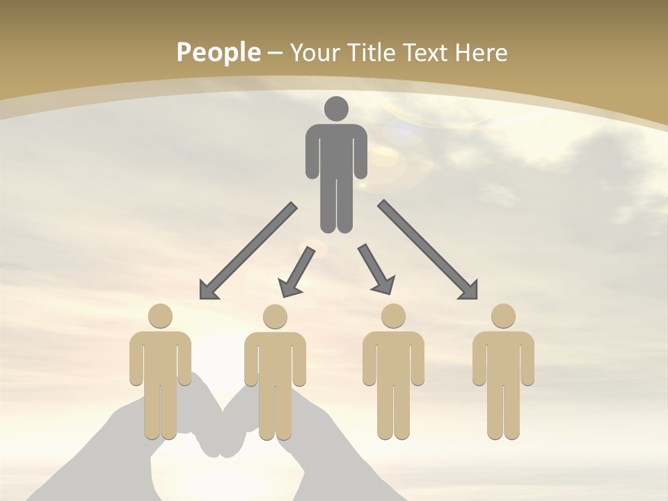 A Person Making A Heart Shape With Their Hands PowerPoint Template