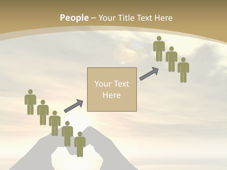 A Person Making A Heart Shape With Their Hands PowerPoint Template