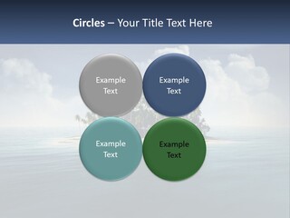 A Small Island In The Middle Of A Body Of Water PowerPoint Template