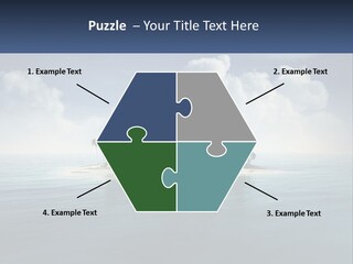 A Small Island In The Middle Of A Body Of Water PowerPoint Template