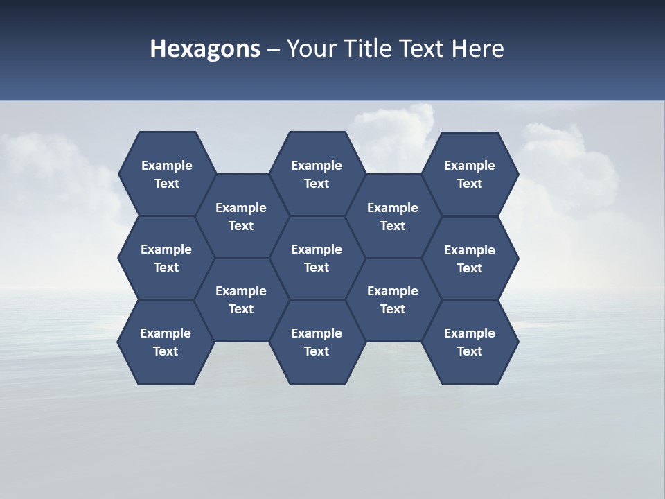 A Small Island In The Middle Of A Body Of Water PowerPoint Template