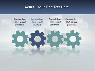 A Small Island In The Middle Of A Body Of Water PowerPoint Template