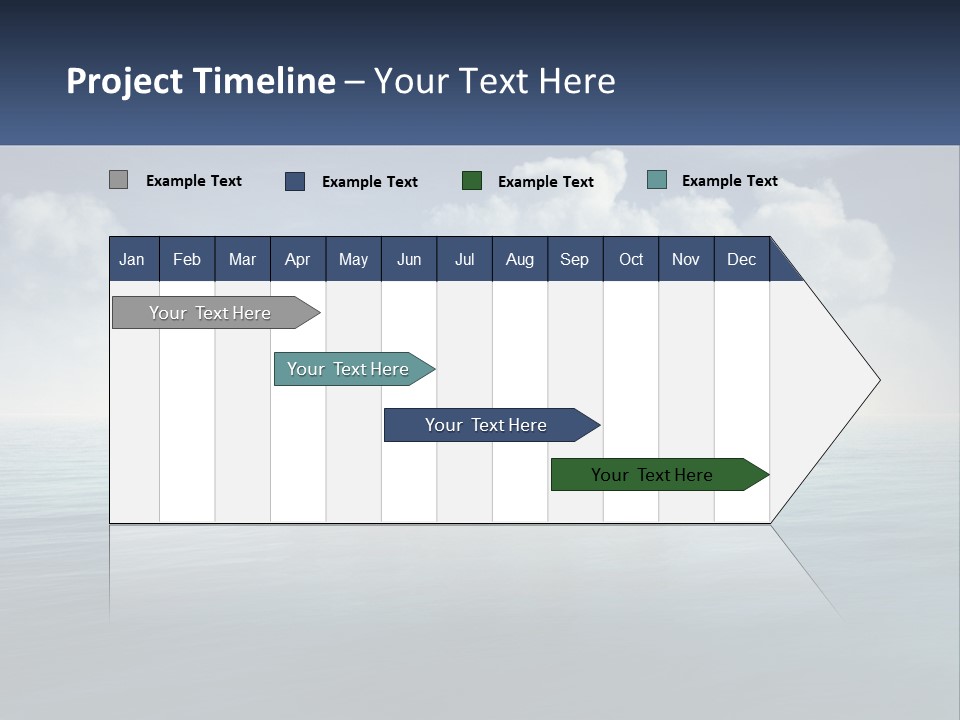 A Small Island In The Middle Of A Body Of Water PowerPoint Template