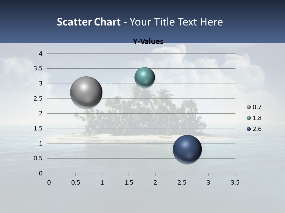 A Small Island In The Middle Of A Body Of Water PowerPoint Template