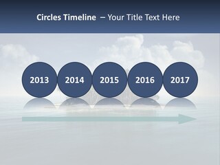 A Small Island In The Middle Of A Body Of Water PowerPoint Template