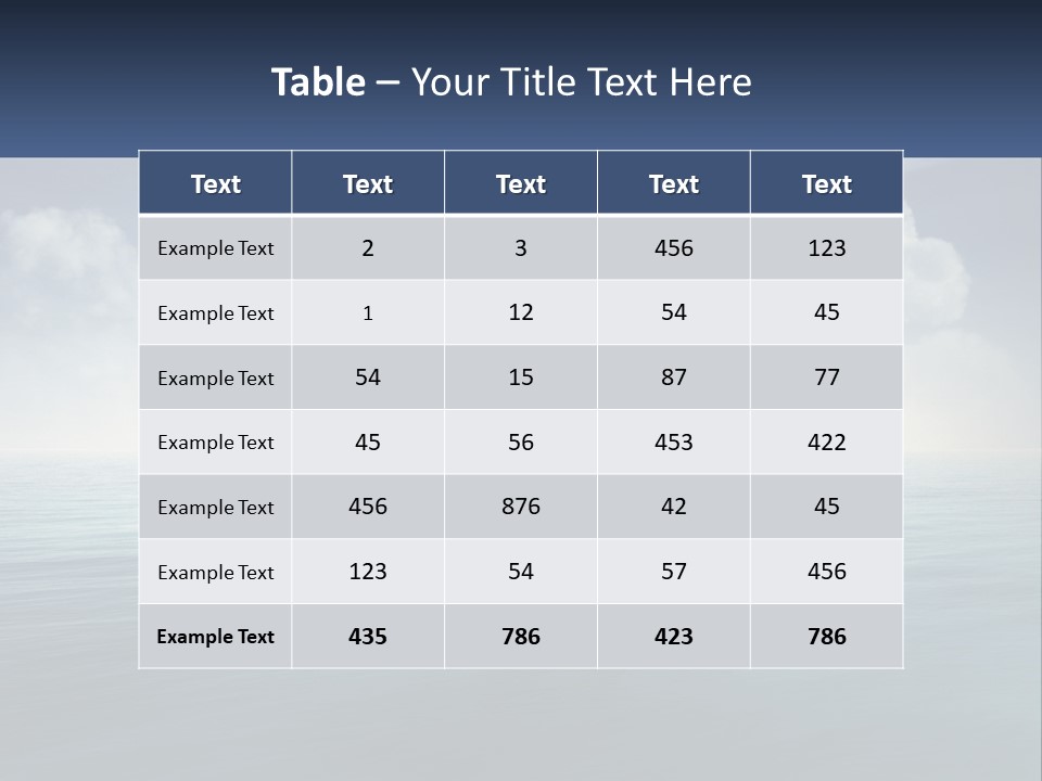 A Small Island In The Middle Of A Body Of Water PowerPoint Template
