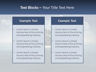 A Small Island In The Middle Of A Body Of Water PowerPoint Template