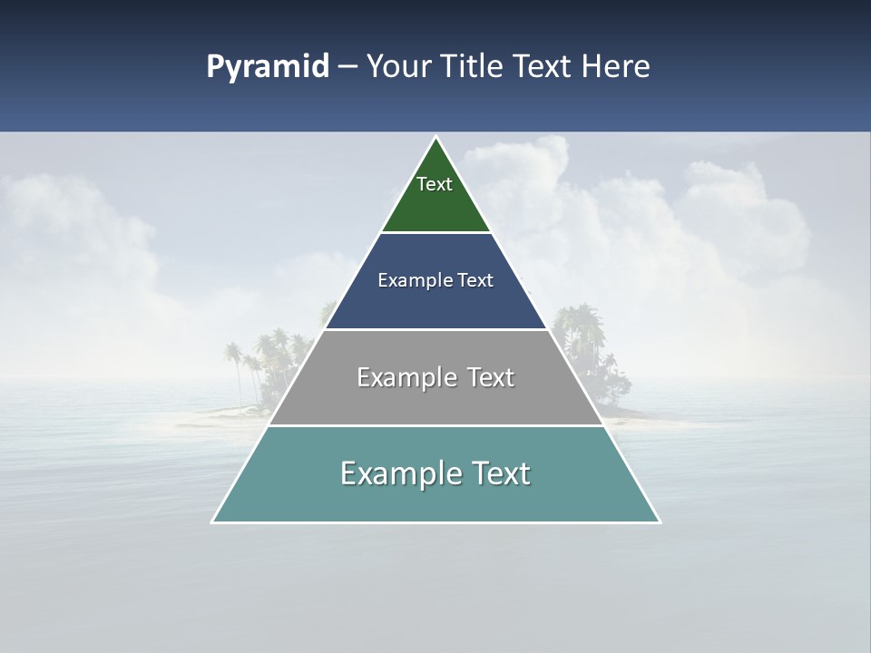 A Small Island In The Middle Of A Body Of Water PowerPoint Template