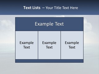 A Small Island In The Middle Of A Body Of Water PowerPoint Template