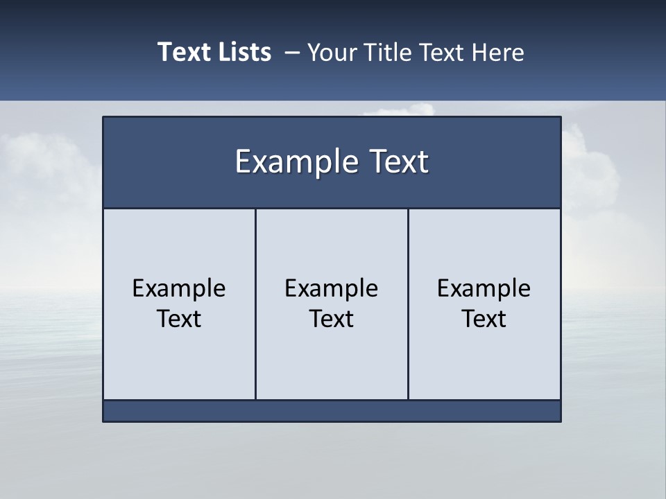 A Small Island In The Middle Of A Body Of Water PowerPoint Template
