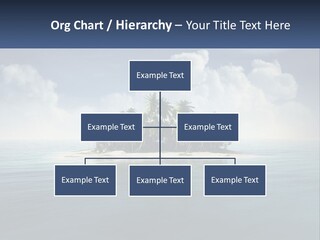 A Small Island In The Middle Of A Body Of Water PowerPoint Template