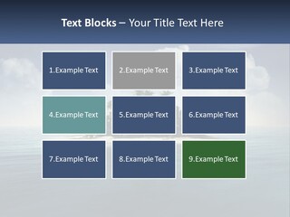 A Small Island In The Middle Of A Body Of Water PowerPoint Template