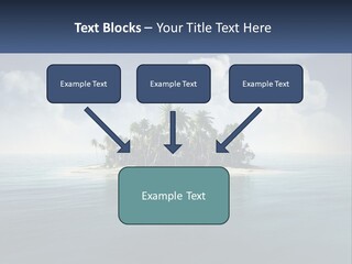 A Small Island In The Middle Of A Body Of Water PowerPoint Template