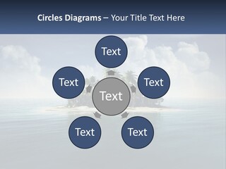 A Small Island In The Middle Of A Body Of Water PowerPoint Template