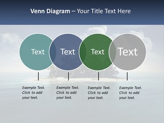 A Small Island In The Middle Of A Body Of Water PowerPoint Template