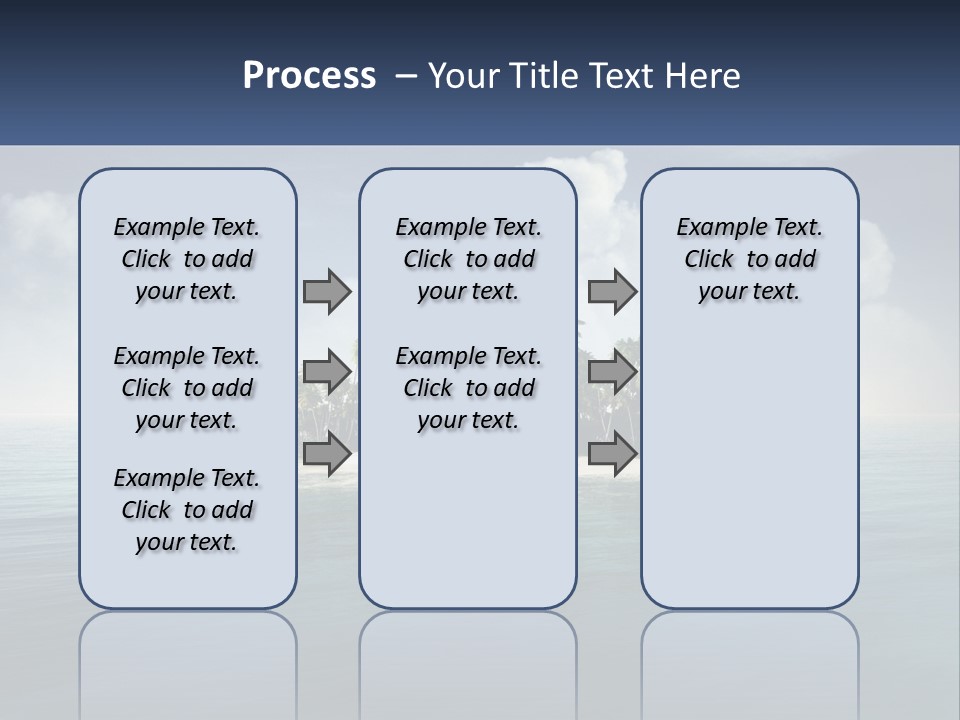 A Small Island In The Middle Of A Body Of Water PowerPoint Template