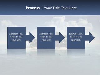 A Small Island In The Middle Of A Body Of Water PowerPoint Template