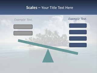 A Small Island In The Middle Of A Body Of Water PowerPoint Template
