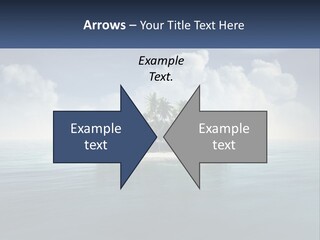 A Small Island In The Middle Of A Body Of Water PowerPoint Template