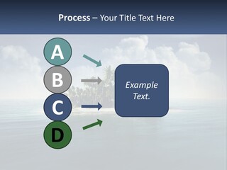 A Small Island In The Middle Of A Body Of Water PowerPoint Template