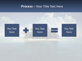 A Small Island In The Middle Of A Body Of Water PowerPoint Template
