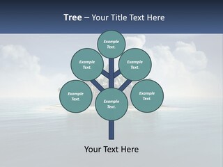 A Small Island In The Middle Of A Body Of Water PowerPoint Template